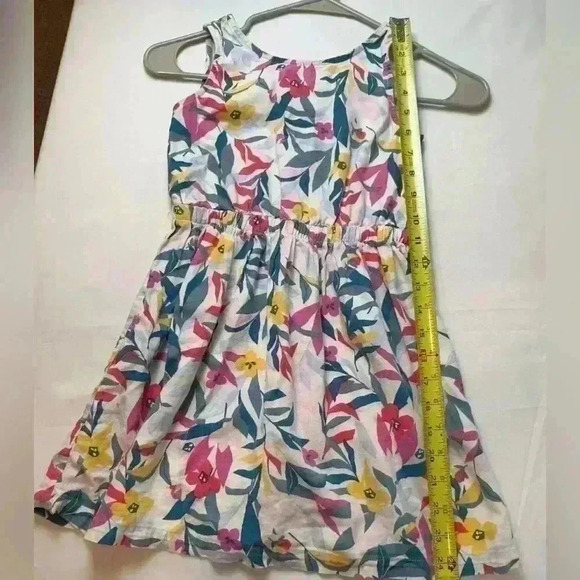 Carter's Girls Floral Summer Dress with back cutouts (Size 6) - Picture 4 of 7
